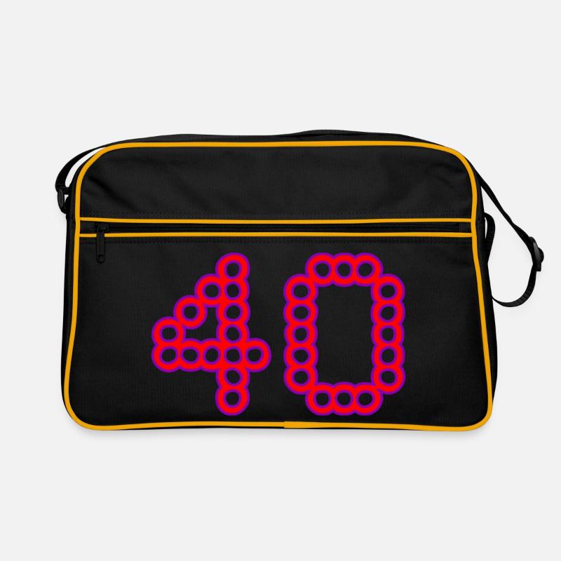 40. 40 ANS. 40e ANNIVERSAIRE. ANNIVERSAIRE 40 ANS. Sac Retro