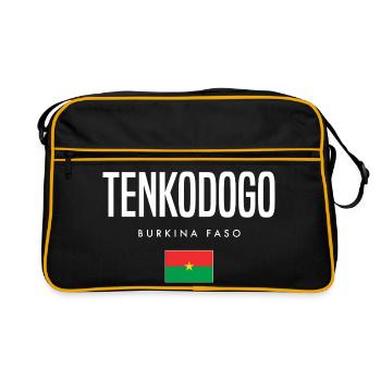 Tenkodogo Burkina Faso - Sac Retro - noir/or - Devant