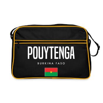 Pouytenga Burkina Faso - Sac Retro - noir/or - Devant