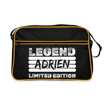 Legend Adrien Limited Edition - Retro Bag - black/gold - Front