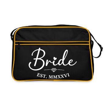 Bridal Heart Diamond EST MMXXVI - Retro Bag - black/gold - Front
