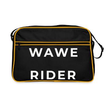 Wave Runner - Retro Tasche - Schwarz/Gold - Vorne