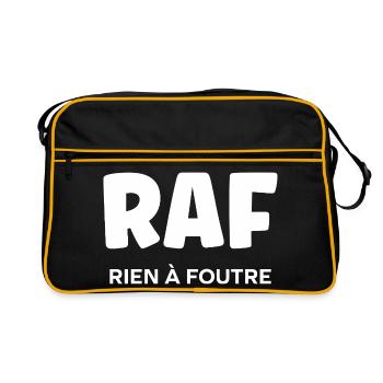 rien à foutre - Sac Retro - noir/or - Devant