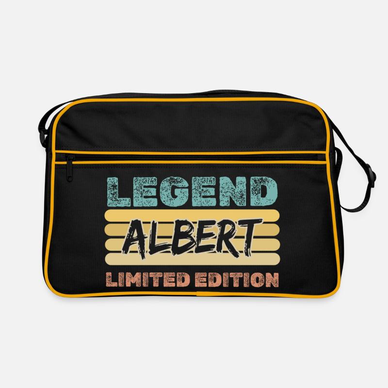 Spruch Albert Retro Tasche