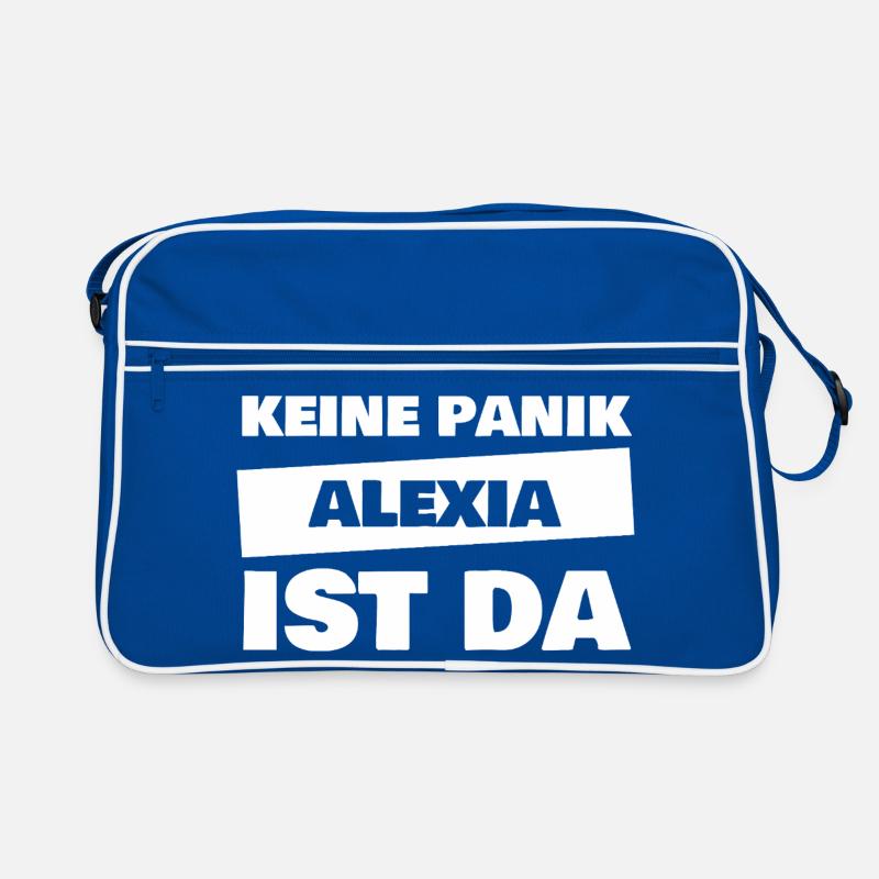 Alexia als Name Retro Tasche