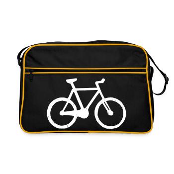 Bicycle Wheel - Retro Bag - black/gold - Front