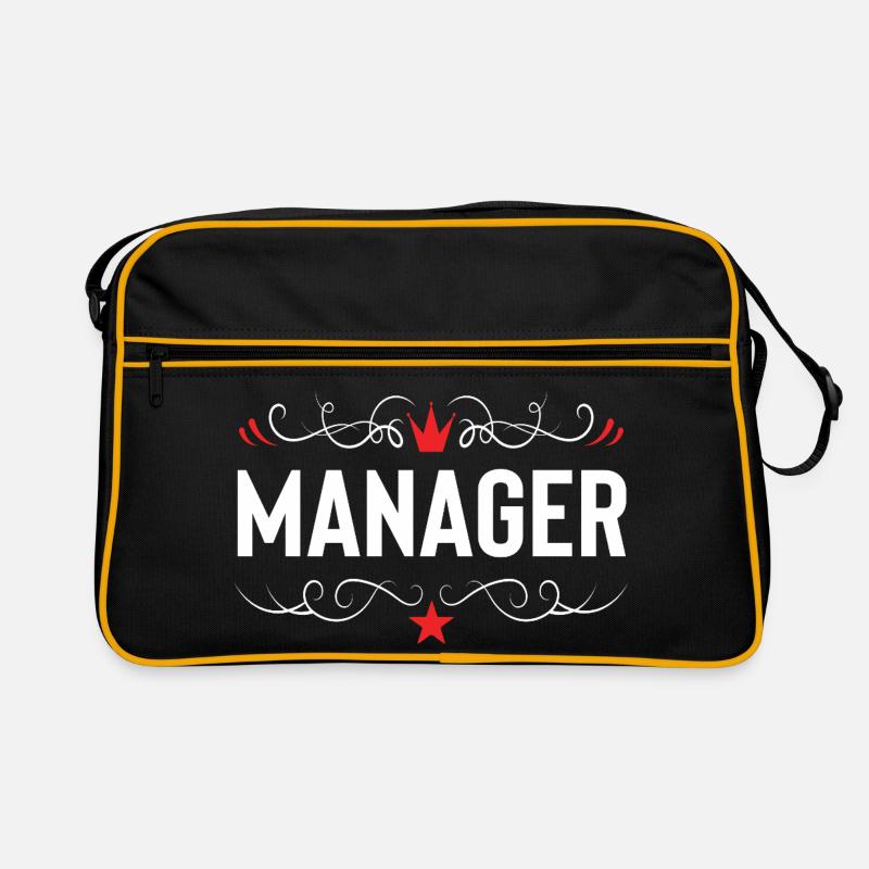 Manager Beruf Retro Tasche