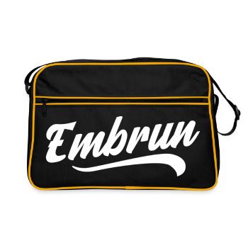 Embrun - Sac Retro - noir/or - Devant