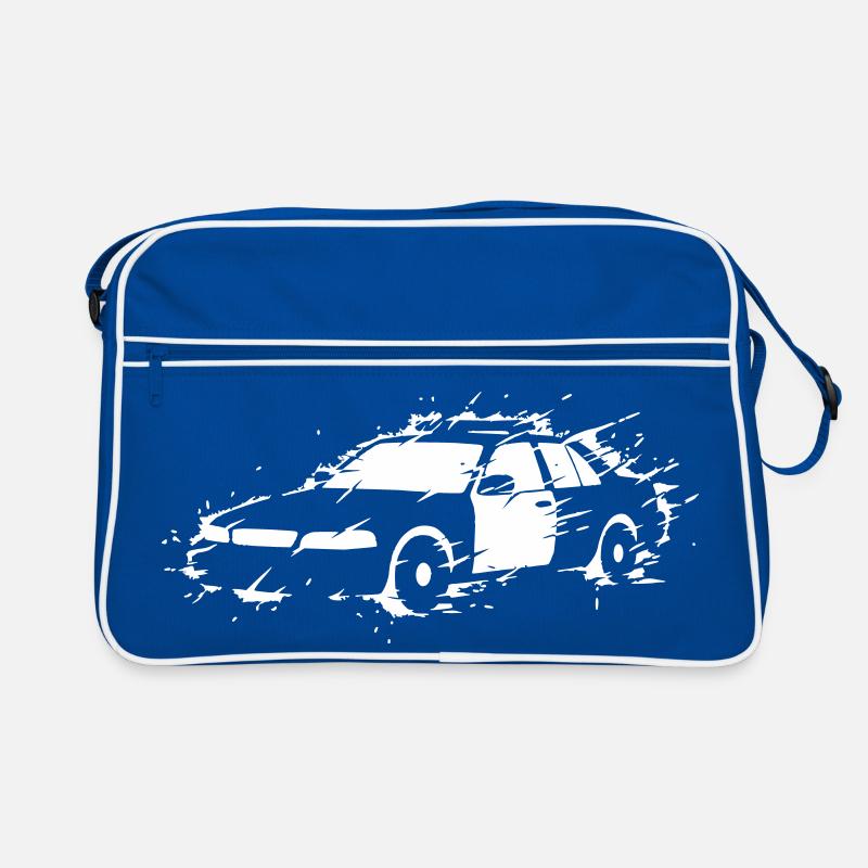 Polizei Auto Action Explosion Vektor Retro Tasche