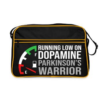 Maladie de Parkinson - Sac Retro - noir/or - Devant