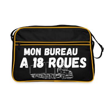 Mon Bureau A 18-Roues - Sac Retro - noir/or - Devant