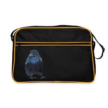 Raven Crow Marchant - Sac Retro - noir/or - Devant