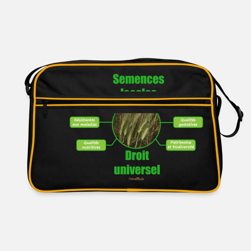 lokale Samen Retro Tasche