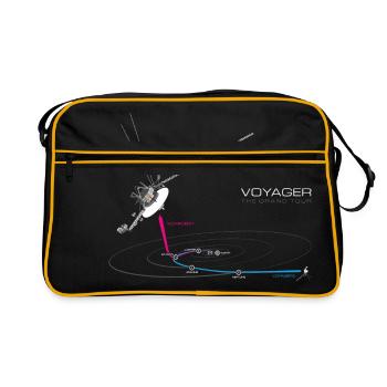 Voyager - The Grand Tour - Retro Bag - black/gold - Front