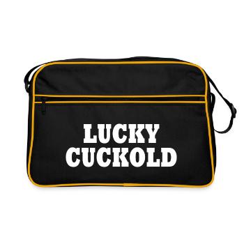 Lucky cuckold - Sac Retro - noir/or - Devant
