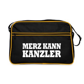 Merz peut être chancelier - Sac Retro - noir/or - Devant