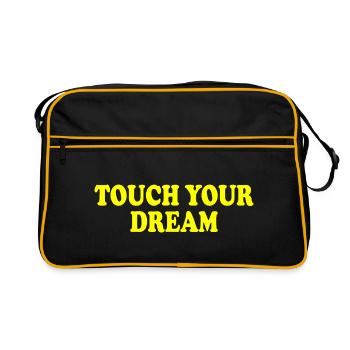 touch your dream - Sac Retro - noir/or - Devant