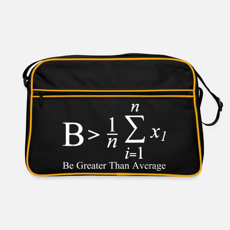 Être supérieur à la moyenne Sac Retro