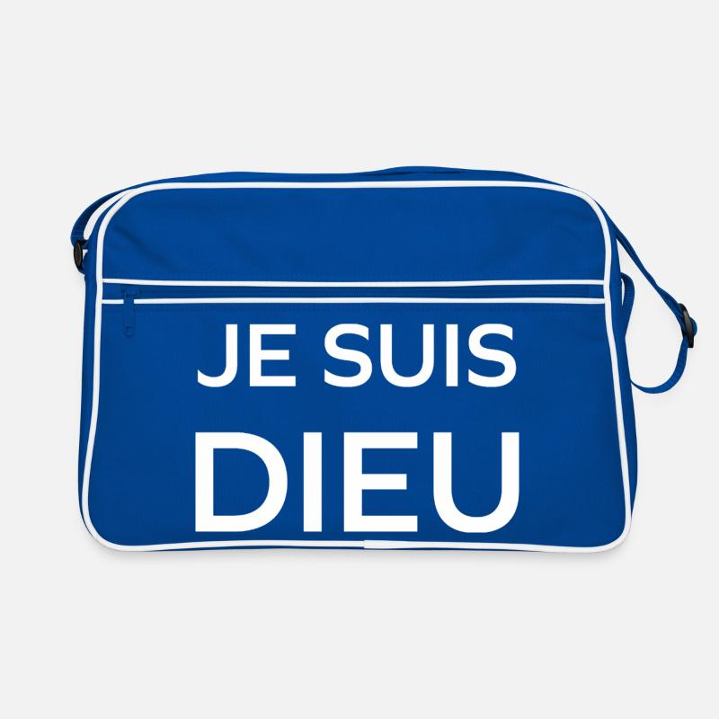 Ich bin Gott Retro Tasche