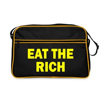 Eat the rich - Sac Retro - noir/or - Devant