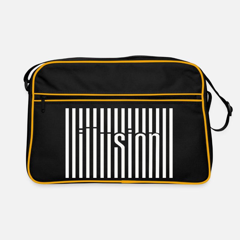 Illusion du code-barres Sac Retro