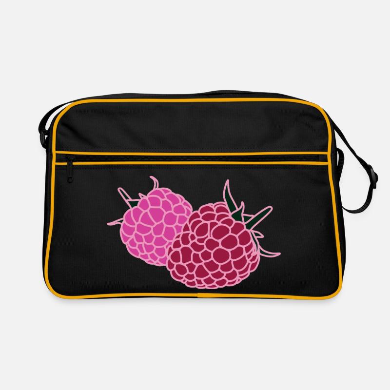 Raspberry Duo Pop Art Retro Tasche