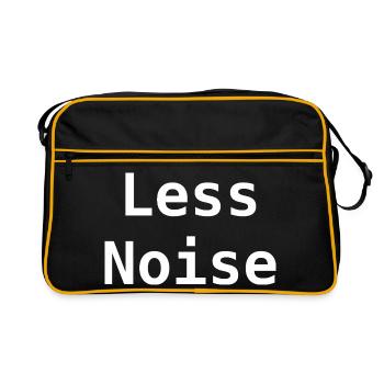 Less noise - Retro Bag - black/gold - Front