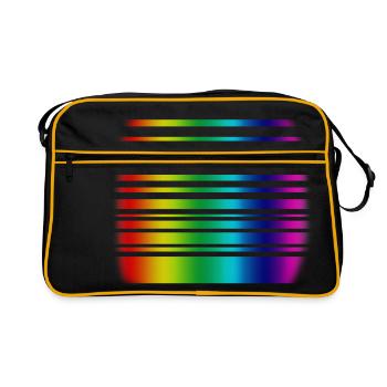 Rainbow - Retro Bag - black/gold - Front
