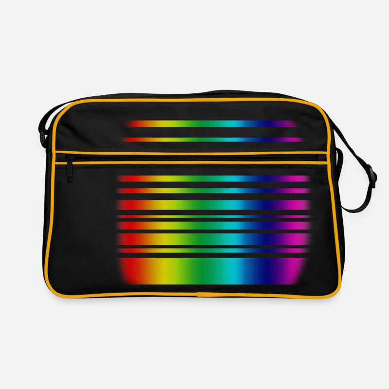 arc en ciel Sac Retro