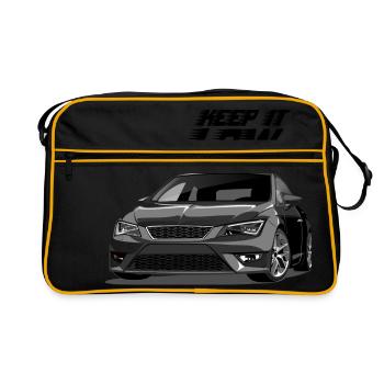 Leon 5F FR Keep it Low - Retro Bag - black/gold - Front