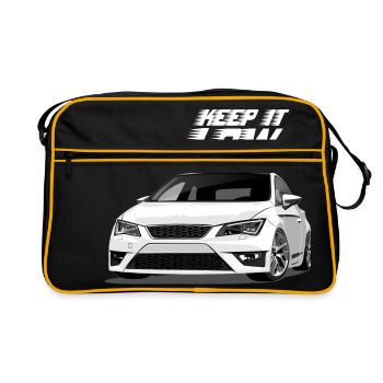Leon 5F FR Keep it low - Retro Bag - black/gold - Front