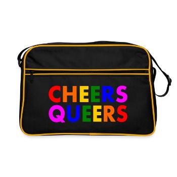 Cheers queers - Sac Retro - noir/or - Devant