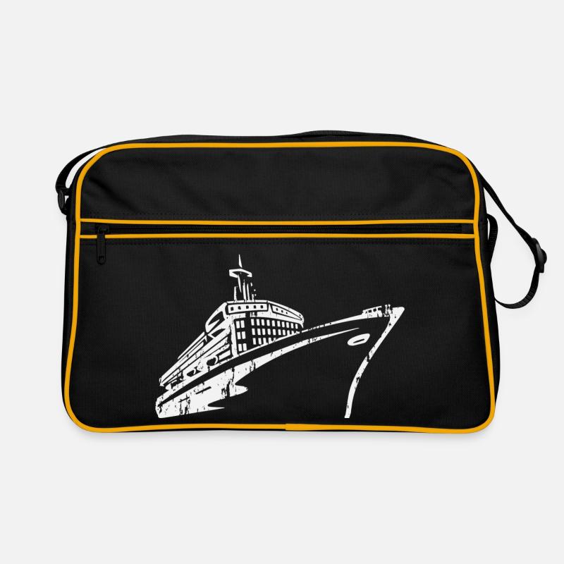 Kreuzfahrtschiff Kreuzfahrt Schiff Luxus Retro Tasche
