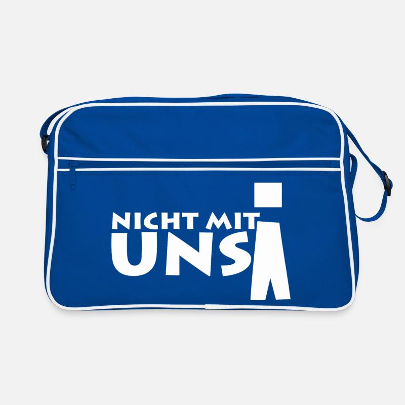 nicht mit uns! Retro Tasche