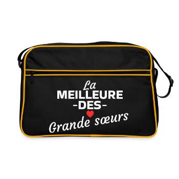 Das Beste von Big Sisters - Retro Tasche - Schwarz/Gold - Vorne