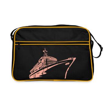 Cruise Ship Cruise Ship Luxury - Retro Bag - black/gold - Front