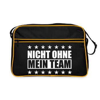 Mon équipe - Sac Retro - noir/or - Devant