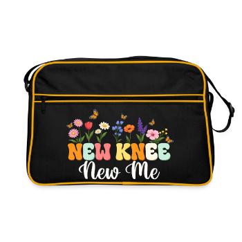 Récupération du nouveau genou pour un remplacement de nouveau moi - Sac Retro - noir/or - Devant