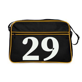 29 - Sac Retro - noir/or - Devant