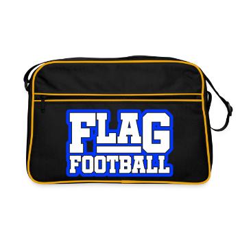 Flag Football - Retro Bag - black/gold - Front