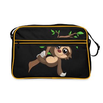 Hanging indolence comique - Sac Retro - noir/or - Devant