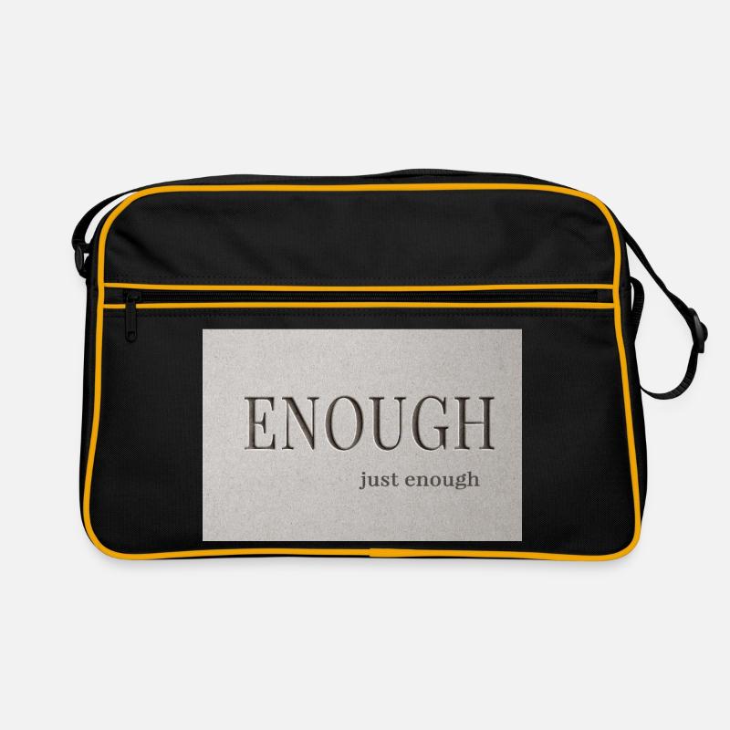 Enough – just enough Retro Bag