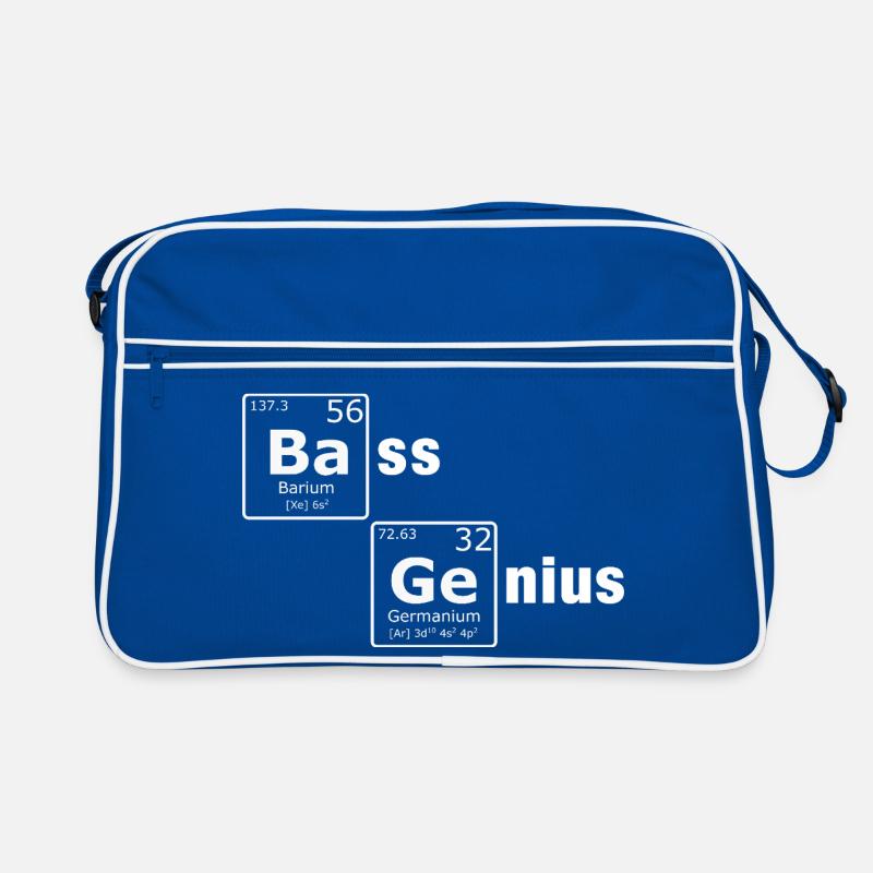 Bass Genius Periodic Table PSE Elements Nerd Retro Bag