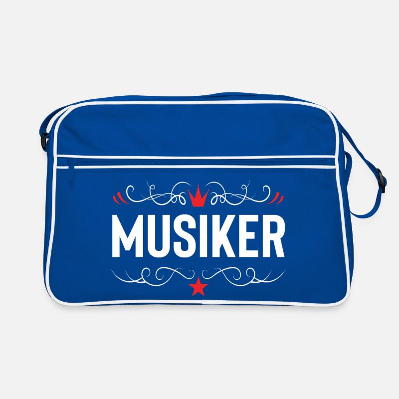 Musiker Beruf Retro Tasche