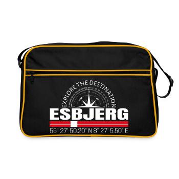 Esbjerg - Retro Bag - black/gold - Front
