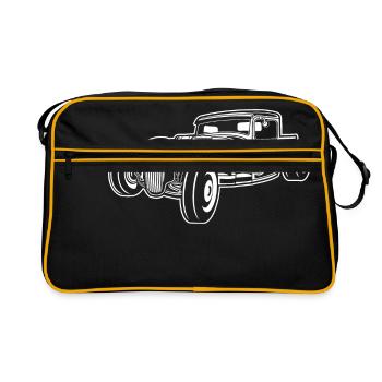 Hot Rod / Roue Rod 06_wei ß - Sac Retro - noir/or - Devant