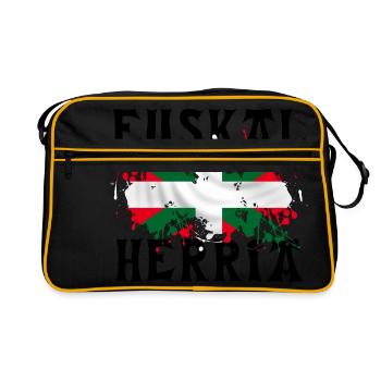Euskal Herria - Pays Basque 86 - Sac Retro - noir/or - Devant