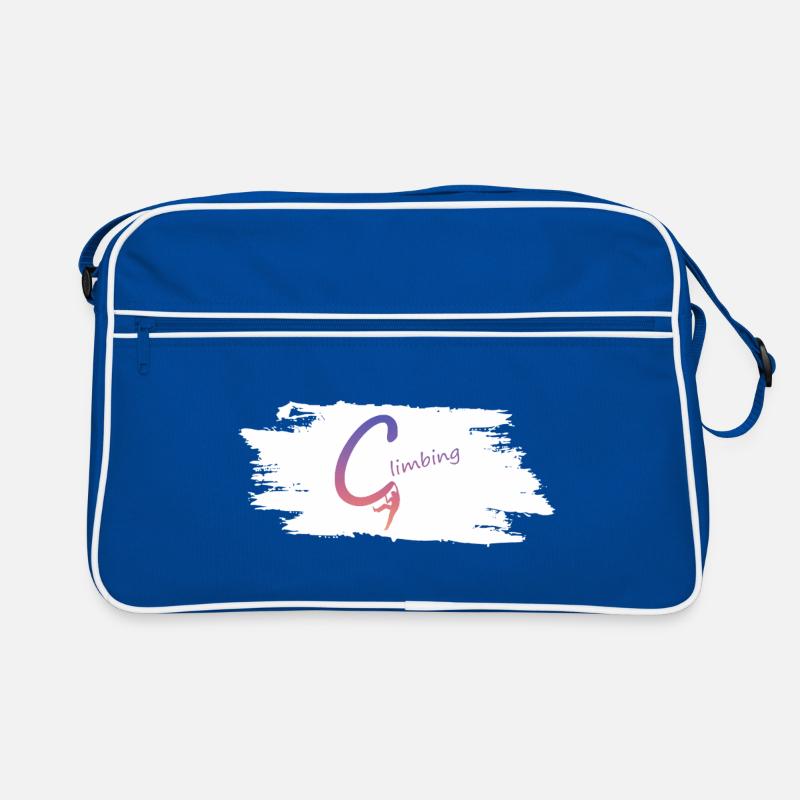 Dégradé de logo de montée Sac Retro