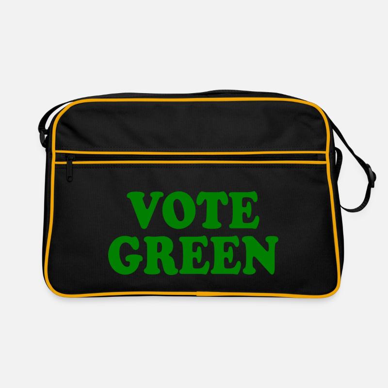 Vote green Retro Tasche