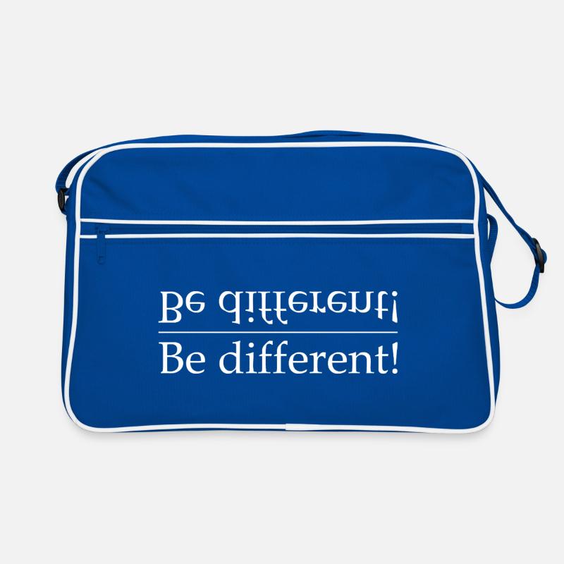 Une typographie de contraste différente Sac Retro